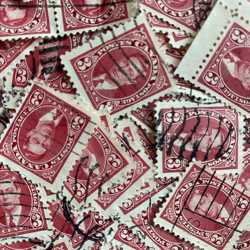 100+ King George Postage Stamps